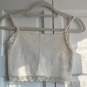 Cropped Lace Tank